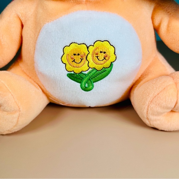 2003 Care Bears Friend Bear Flowers 10” Plush Stuffed Animal Tag - Picture 3 of 12